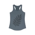thumbnail image 1 of Boho Leaf Image Women's Racerback Tank Top - Summer Fashion, 1 of 2