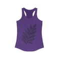 thumbnail image 1 of Boho Leaf Image Women's Racerback Tank Top - Summer Fashion, 1 of 2