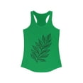 thumbnail image 1 of Boho Leaf Image Women's Racerback Tank Top - Summer Fashion, 1 of 2