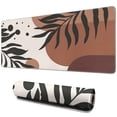 thumbnail image 1 of Boho Leaves Design Large Desk Mat | Non-Slip Rubber Base | Waterproof | Abstract Art for Office Aesthetic | Perfect Laptop Fit | 31.5 X 11.8 Inch, 1 of 7