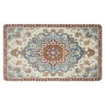 thumbnail image 1 of Boho Light Blue Carpet Door Mat 30 X 17 Inch Welcome Doormat Indoor Outdoor Entrance Floor Mat Non Slip Spring Summer Decor Rubber Mats, 1 of 6