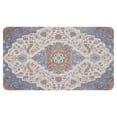 thumbnail image 1 of Boho Light Blue Vintage Country Patterned Carpet Door Mat 30 X 17 Inch Welcome Doormat Indoor Outdoor Entrance Floor Mat Non Slip Spring Summer Decor Rubber Mats, 1 of 6