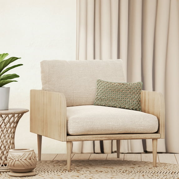 Boho Living Jada 12"x20" Sage Green Decorative Pillow