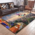 thumbnail image 1 of Boho Living Room Carpet Bedroom Large Area Rug Bedside Anti-Slip Rugs Room Playing Mat Flo, 1 of 7