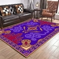 thumbnail image 1 of Boho Living Room Carpet Bedroom Large Area Rug Bedside Anti-Slip Rugs Room Playing Mat Flo, 1 of 7