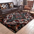 thumbnail image 1 of Boho Living Room Carpet Bedroom Large Area Rug Bedside Anti-Slip Rugs Room Playing Mat Flo, 1 of 7