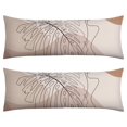 thumbnail image 1 of Boho Long Body Pillow Cover – Soft & Breathable Ethnic Fabric, Hidden Zipper, 20"x54", Stylish Abstract Tribal Print – Gift for Side Sleepers, Pregnancy, Home Decor, 1 of 7