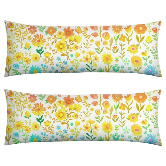 Boho Long Body Pillow Cover – Soft & Breathable Ethnic Fabric, Hidden Zipper, 20"x54", Stylish Abstract Tribal Print – Gift for Side Sleepers, Pregnancy, Home Decor