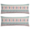 thumbnail image 1 of Boho Long Body Pillow Cover – Soft & Breathable Ethnic Fabric, Hidden Zipper, 20"x54", Stylish Abstract Tribal Print – Gift for Side Sleepers, Pregnancy, Home Decor, 1 of 7