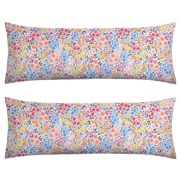 Boho Long Body Pillow Cover – Soft & Breathable Ethnic Fabric, Hidden Zipper, 20"x54", Stylish Abstract Tribal Print – Gift for Side Sleepers, Pregnancy, Home Decor