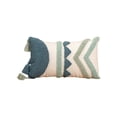 thumbnail image 1 of Boho Lumbar Throw Pillow Covers 12x20 Inch, Bohemian Tufted Decorative Pillow Covers with Tassels for Couch Sofa Bedroom Living Room 1 Pack, Mint Green, 1 of 7