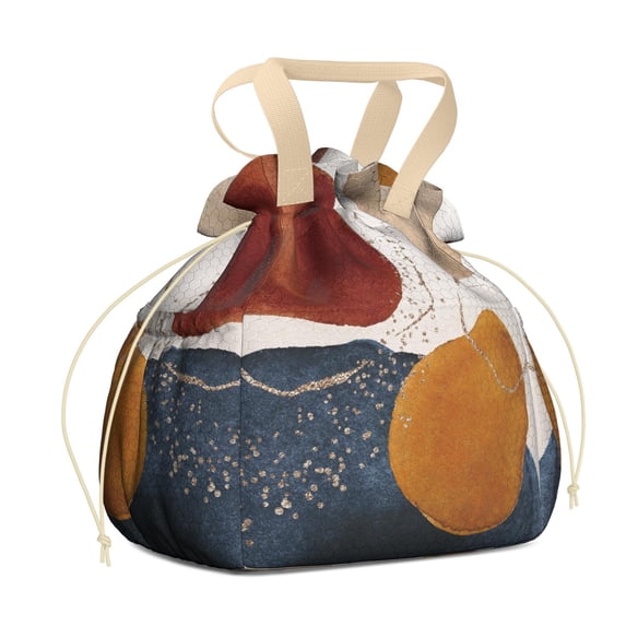 Boho Lunch Bag for Women Insulated Womens Drawstring Lunch Bag for Work ...
