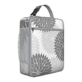 thumbnail image 1 of Boho Lunch Box for Men – Reusable Insulated Small Lunch Bag with Vintage Tribal Geometric Design, Portable Cooler Tote for Work, School, Picnic & Travel, Leakproof & Easy to Clean, 1 of 5