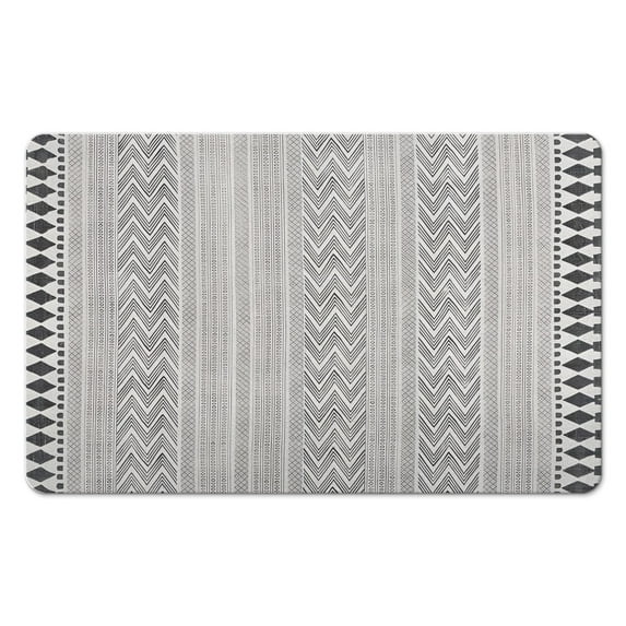 Boho Luxury for Your Bathroom with our 20x32in Runner Rug - Non-Slip Moroccan Geometric Long Bath Mat, Soft and Machine Washable, Ideal for Your Farmhouse Decor