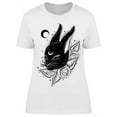 thumbnail image 1 of Boho Magic Rabbit And Roses T-Shirt Women -Image by Shutterstock, Female XX-Large, 1 of 2