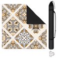 thumbnail image 1 of Boho Mahjong Mat for Table, 31.5*31.5in Anti Slip American Mahjong Table Cloth, Noise Reduction, Neoprene Mah jongg Mat with Carrying Bag & 3 Dices, Mahjong Accessories Gift for Board Tile Games Mats, 1 of 7