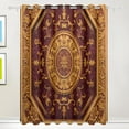 thumbnail image 1 of Boho Mandala Vintage Black Out Curtains 84 Inch Length Curtains for Sliding Glass Doors Bedroom Living Room 2 Pack, 1 of 6