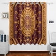 thumbnail image 1 of Boho Mandala Vintage Curtains Black Out 63 Inch Length Curtains for Sliding Glass Doors Bedroom Living Room 2 Panels Set, 1 of 5