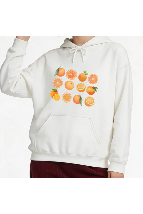 Boho Mango Design Graphic Hoodie Dress Womans Print White/Black Size S-2XL Casual Hangout Relaxed Fit Tops