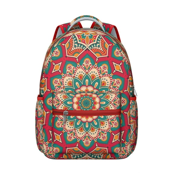 Boho Mantra Structured Backpack - Supportive & Spacious Laptop Bag for Work & Commute, Stylish Backpack, Perfect Gift for Professionals