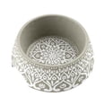 thumbnail image 1 of Boho Medallion Dog Bowl by TarHong - Taupe Medium, 1 of 2