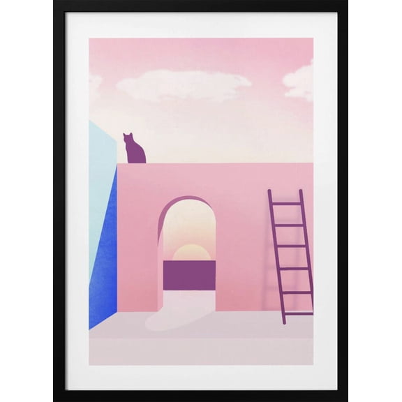 Boho Minimal Designs #2 Framed Art Modern Wall Decor