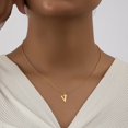 thumbnail image 1 of Boho Minimalist Gold Initial Necklaces for Women Men Tiny A-Z Monogram Name Pendant Necklace Clavicle Chain Jewelry Birthday Gift, 1 of 6