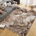 thumbnail image 1 of Boho Modern Abstract Area Rug 5x7 Machine Washable, Non-Slip Backing, Soft Low Pile Faux Wool Carpet for Living Room, Bedroom, Dining Room, 1 of 9