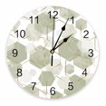 thumbnail image 1 of Boho Modern Geometric Abstraction Clocks Wall Home Decor Modern Kitchen Room Bedroom Living Room Decor Wall Clock（10 Inch）, 1 of 6