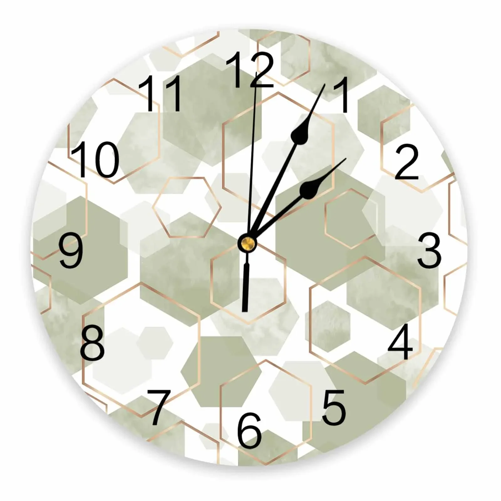 Boho Modern Geometric Abstraction Clocks Wall Home Decor Modern Kitchen