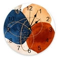 thumbnail image 1 of Boho Modern Geometric Abstraction Clocks Wall Home Decor Modern Kitchen Room Bedroom Living Room Decor Wall Clock, 1 of 5
