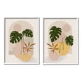 thumbnail image 1 of Boho Monstera Archway Landscape Botanical & Floral Painting White Framed Art Print Wall Art, Set of 2, 1 of 8