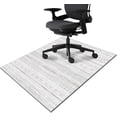 thumbnail image 1 of Boho Moroccan Grey Office Chair Mat for Hardwood & Tile Floor 36"x48", 1 of 13