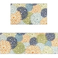 thumbnail image 1 of Boho Moroccan Kitchen Rug and Sets Set of 2 Non Skid Washable mat for Kitchen mats for Floor Farmhouse Black Bohemian Kitchen Decor (colourful line, One Size), 1 of 7