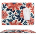 thumbnail image 1 of Boho Mouse Mat, Colored Flower Mouse Pad Boho Decor, Floral Mousepad Non-Slip Rubber Base with Stitched Edges 7.9"x9.8", 1 of 7