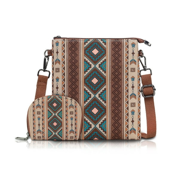 Boho Multi-Way Bag for Women - Single Shoulder, Crossbody & Handbag with Detachable Strap phone pouch