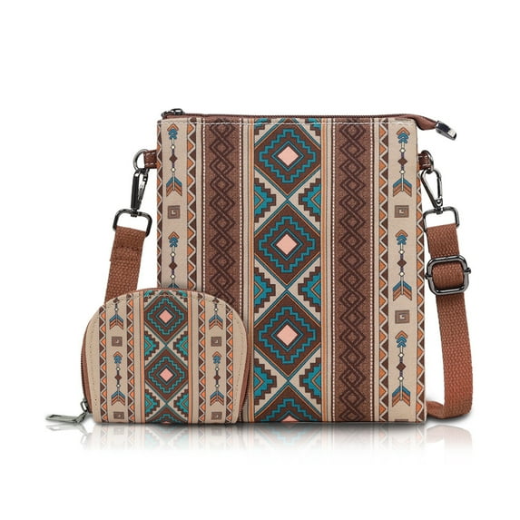 Boho Multi-Way Bag for Women - Single Shoulder, Crossbody & Handbag with Detachable Strap phone pouch