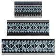thumbnail image 1 of Boho Multicolor Geometric Ethnic Pattern Kitchen Rugs Sets Of 3,Kitchen Runner Rugs Non Skid Washable,Decorative Kitchen Floor Mats for Kitchen,Sink,Laundry,17"x30"+ 17"x47" + 17"x59", 1 of 6