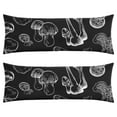 thumbnail image 1 of Boho Mushroom Body Pillow Cover - Soft & Breathable Fabric, Hidden Zipper, 20"x54", Vintage Mushroom Print - Perfect Gift for Side Sleepers, Cottagecore Decor & Pregnancy Support, 1 of 7
