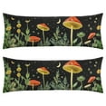thumbnail image 1 of Boho Mushroom Body Pillow Cover - Soft & Breathable Fabric, Hidden Zipper, 20"x54", Vintage Mushroom Print - Perfect Gift for Side Sleepers, Cottagecore Decor & Pregnancy Support, 1 of 7
