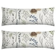 thumbnail image 1 of Boho Mushroom Body Pillow Cover - Soft & Breathable Fabric, Hidden Zipper, 20"x54", Vintage Mushroom Print - Perfect Gift for Side Sleepers, Cottagecore Decor & Pregnancy Support, 1 of 7