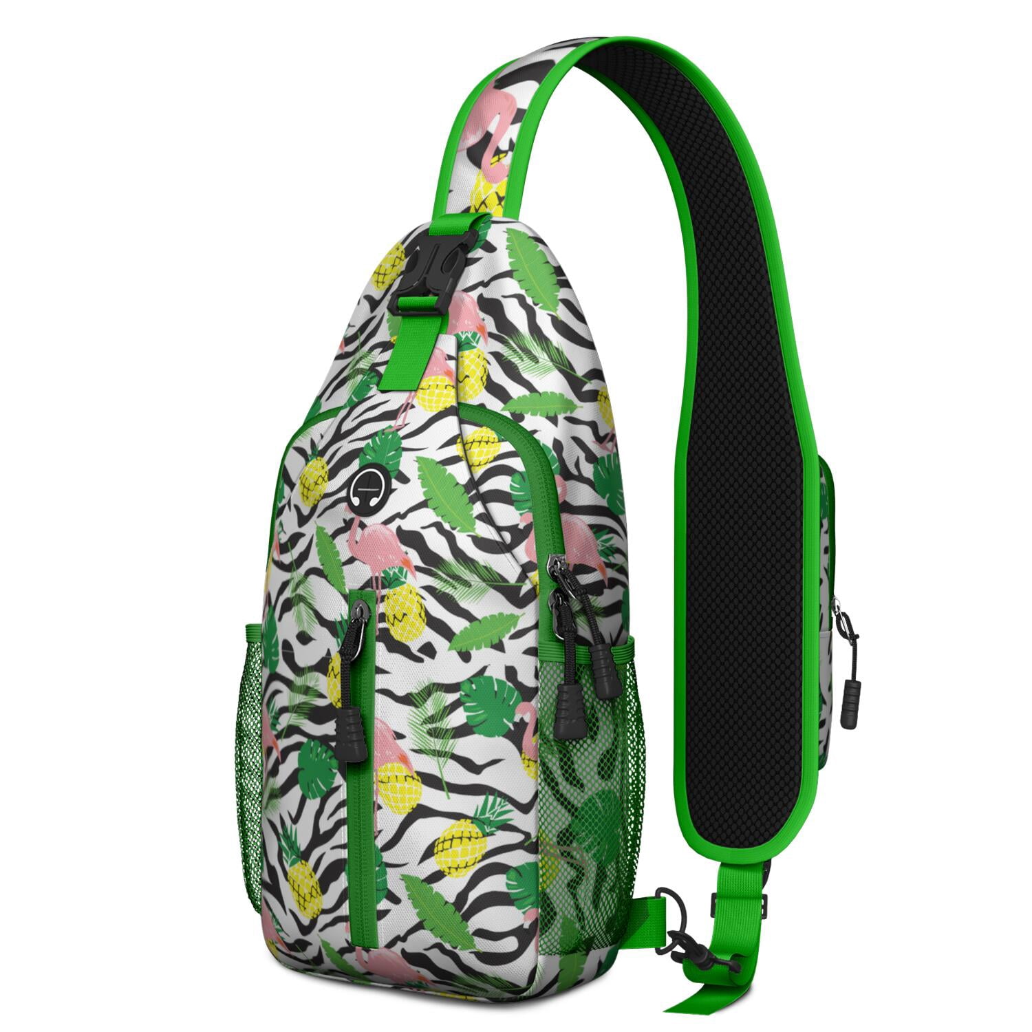 Boho Mushroom Crossbody Bag – Vintage Botanical Mushroom Pattern – Magical Woodland Fairy Tale Fungi Print – Whimsical Cottagecore Gothic Style – Spacious & Water-resistant