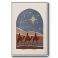 thumbnail image 1 of Boho Nativity II - Framed Gallery Wrapped Holiday Canvas - 25 x 37 - White Frame, 1 of 8