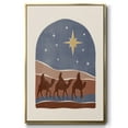 thumbnail image 1 of Boho Nativity II - Framed Gallery Wrapped Holiday Canvas - 27 x 41 - Gold Frame, 1 of 8