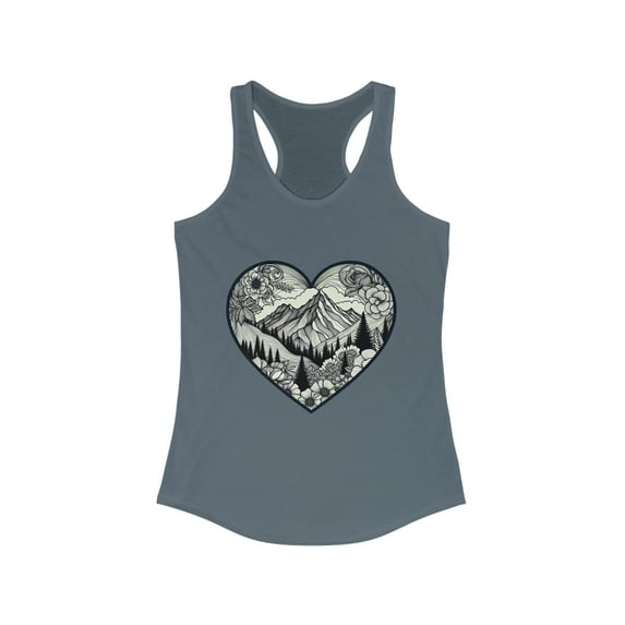 Boho Nature Scene Tank Top for Women - Choose from 3 Color Options