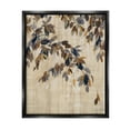 thumbnail image 1 of Boho Neutral Tree Leaves Botanical & Floral Graphic Art Jet Black Framed Art Print Wall Art, 1 of 6