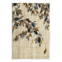 Boho Neutral Tree Leaves Botanical & Floral Graphic Art Unframed Art Print Wall Art