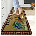 thumbnail image 1 of Boho Non Slip Waterproof Kitchen Rugs and Mats Set of 2 Farmhouse Vintage Kitchen Floor Mats Cushioned Anti Fatigue Ergonomic Comfort Standing Kitchen Runner Rugs 17.3''''x28''''+17.3''''x47'''', 1 of 1