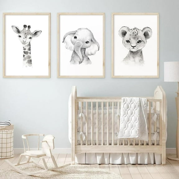 Boho Nursery Wall Art Baby Girl Wall Decor Kids Rainbow Canvas Wall Art You Are My Sunshine Pictures Toddler Sun Prints Nursery Artwork for Room Bedroom Set of 3 12x16 Inch Unframed