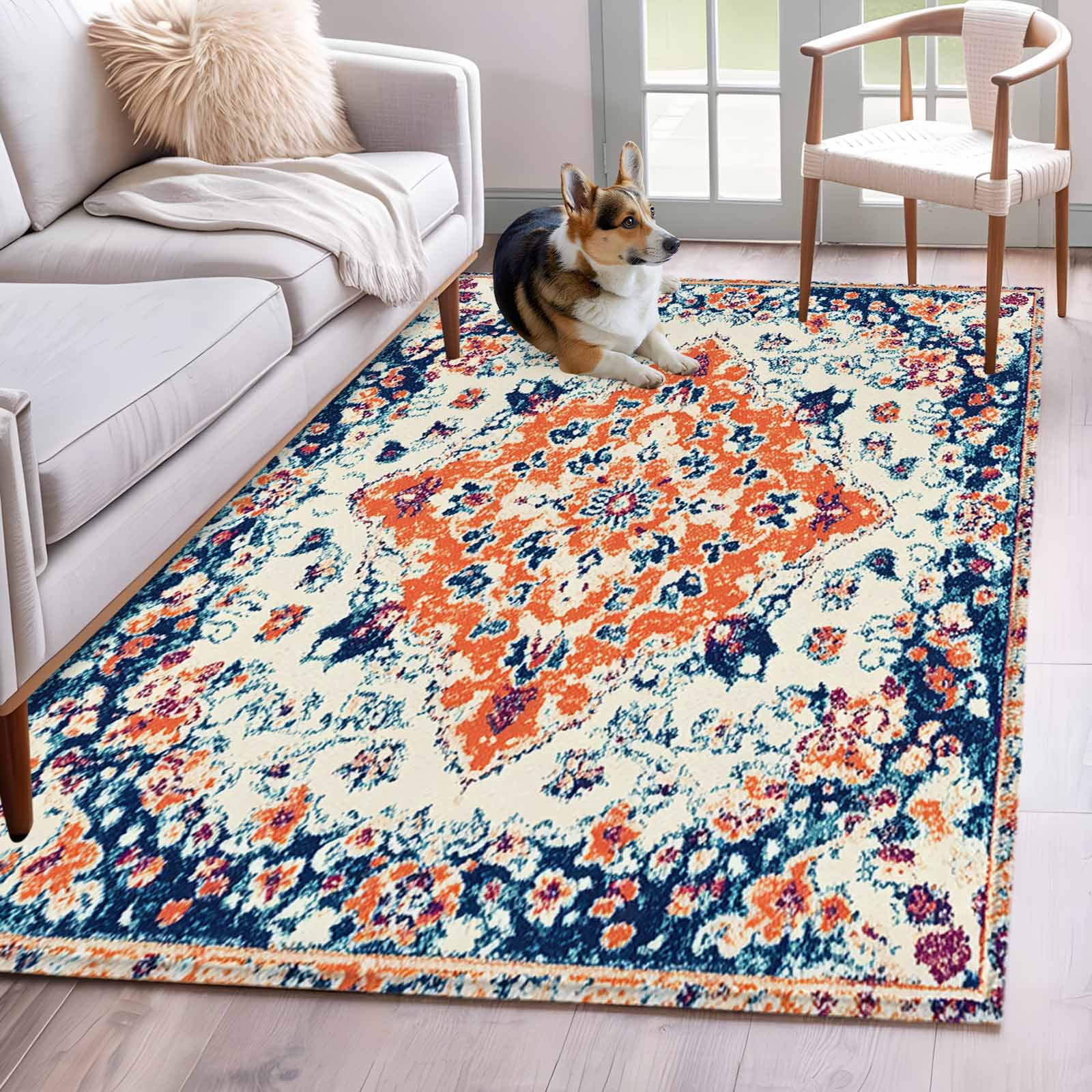 You Ll Love The Colville Orange Blue Area Rug At Joss Amp Main With